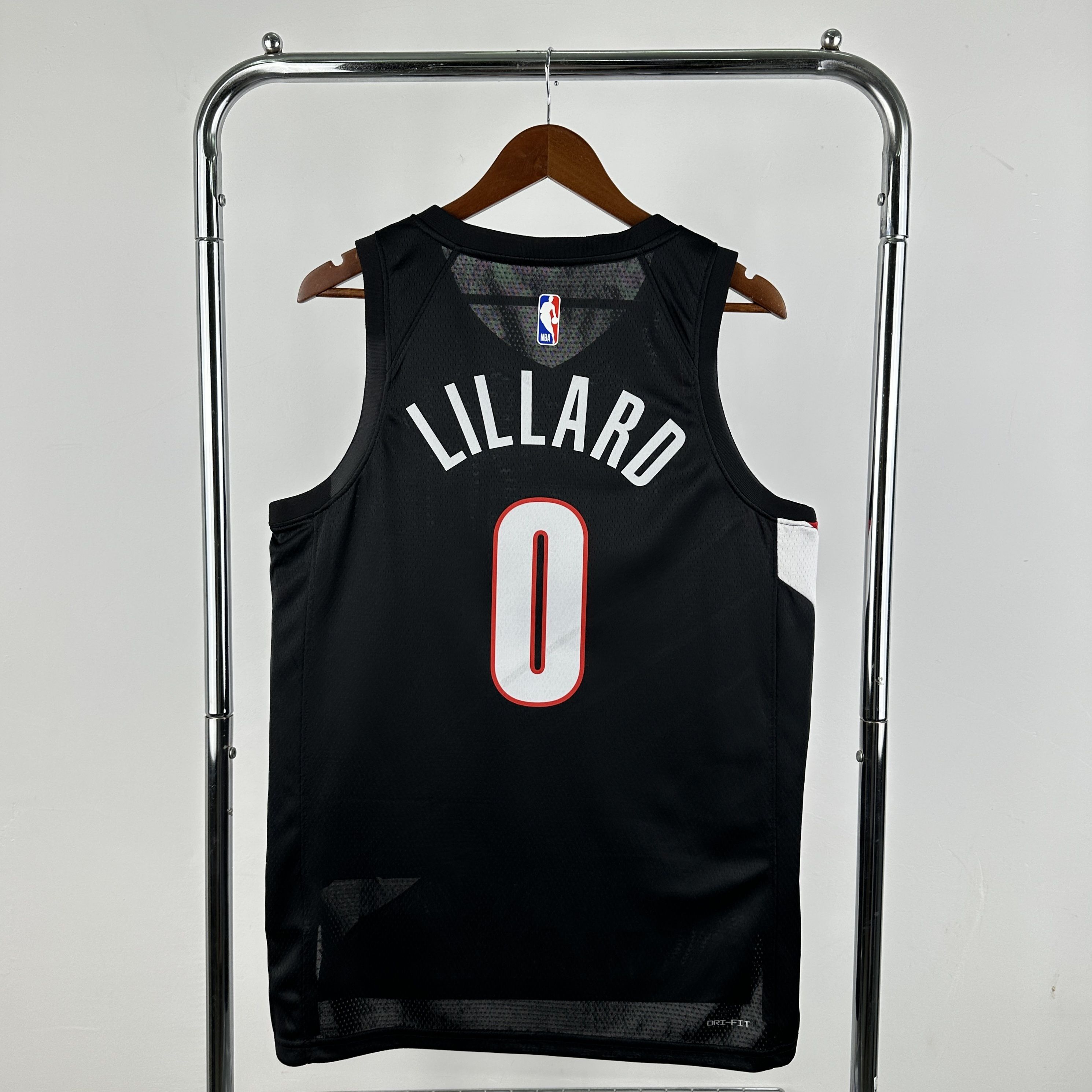 Men Portland Trail Blazers #0 Lillard Black Nike Season 2026 NBA Jersey